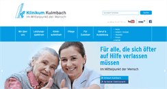 Desktop Screenshot of klinikum-kulmbach.de
